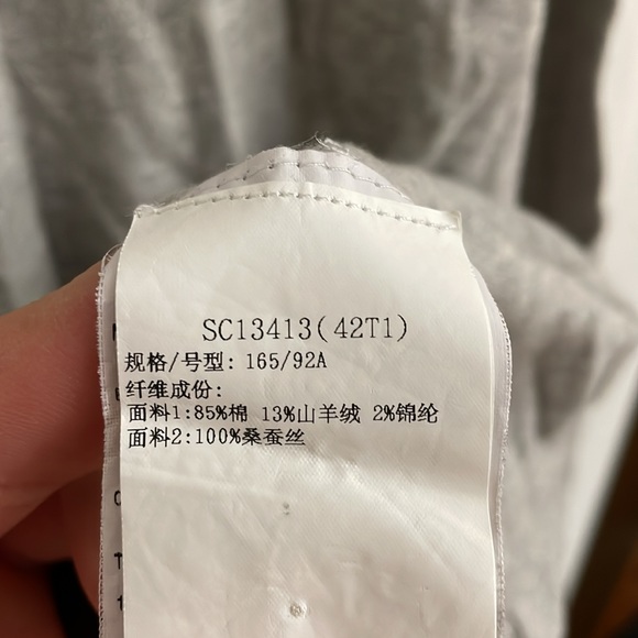 SPORTSMAX CODE Women's Sweater Cardigan Size L in Gray - Picture 3 of 5